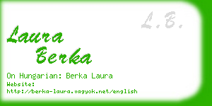 laura berka business card